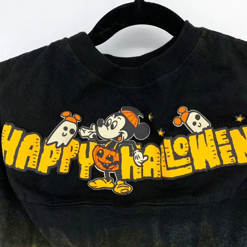Disney Pet Spirit Jersey Dog Size Large Happy Halloween Black Orange
